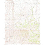 United States Geological Survey Bearpaw Mountain, NV-ID (1986, 24000-Scale) digital map