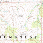 United States Geological Survey Bearpaw Mountain, NV-ID (1986, 24000-Scale) digital map