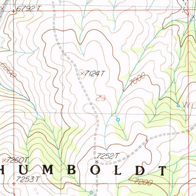 United States Geological Survey Bearpaw Mountain, NV-ID (1986, 24000-Scale) digital map