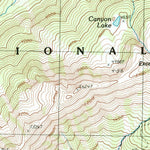 United States Geological Survey Bearpaw Mountain, WA (1989, 24000-Scale) digital map