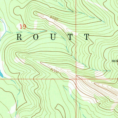 United States Geological Survey Bears Ears Peaks, CO (1962, 24000-Scale) digital map