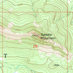 United States Geological Survey Bears Ears Peaks, CO (1962, 24000-Scale) digital map
