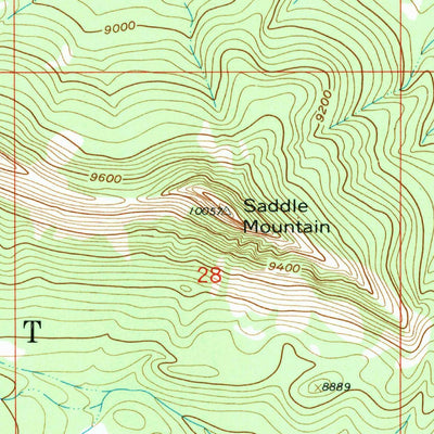 United States Geological Survey Bears Ears Peaks, CO (1962, 24000-Scale) digital map