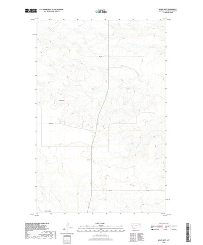 United States Geological Survey Bears Nest, MT (2020, 24000-Scale) digital map