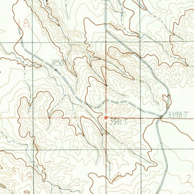 United States Geological Survey Bearshack Creek, MT (1983, 24000-Scale) digital map