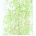 United States Geological Survey Bearskin Mountain, UT (1986, 24000-Scale) digital map