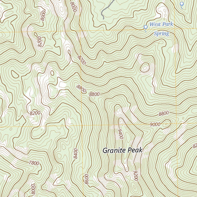 United States Geological Survey Bearskin Mountain, UT (2023, 24000-Scale) digital map