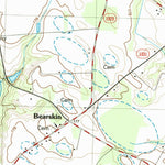 United States Geological Survey Bearskin, NC (1986, 24000-Scale) digital map