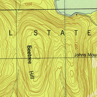 United States Geological Survey Bearsville, NY (1946, 24000-Scale) digital map