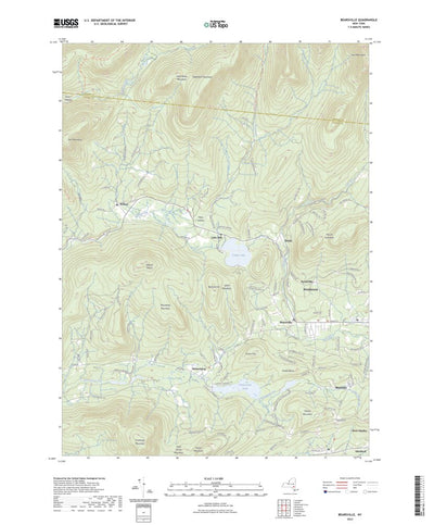 United States Geological Survey Bearsville, NY (2023, 24000-Scale) digital map