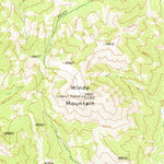 United States Geological Survey Beartooth Butte, WY (1956, 62500-Scale) digital map