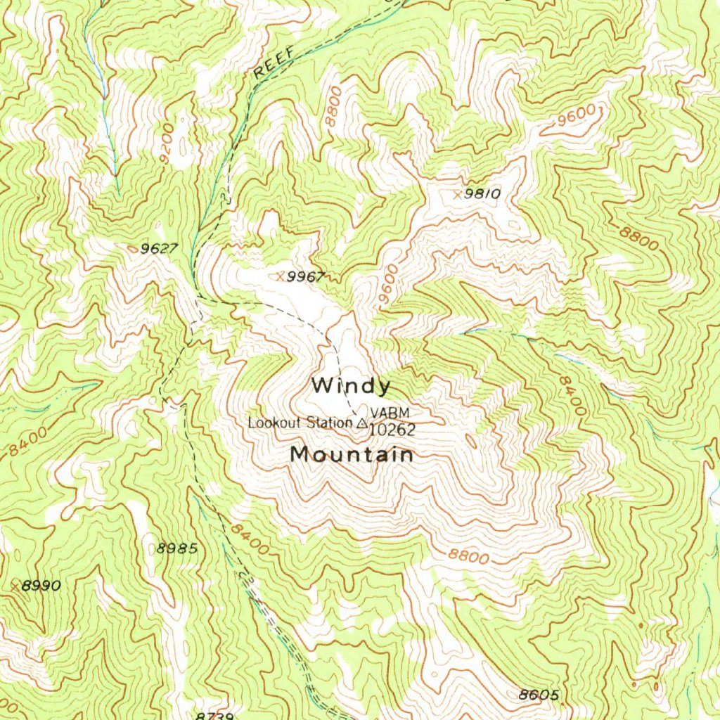 Beartooth Butte, WY (1956, 62500-Scale) Map by United States Geological ...