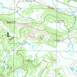 United States Geological Survey Beartooth Butte, WY (1989, 24000-Scale) digital map