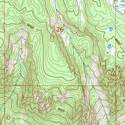 United States Geological Survey Beartooth Butte, WY (1991, 24000-Scale) digital map