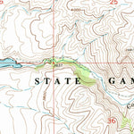 United States Geological Survey Beartooth Mountain, MT (1962, 24000-Scale) digital map