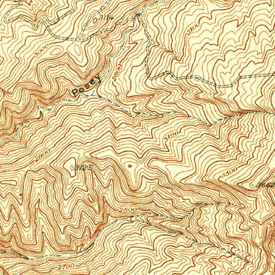 United States Geological Survey Beartrap Canyon, CA (1938, 24000-Scale) digital map