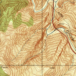 United States Geological Survey Beartrap Canyon, CA (1938, 24000-Scale) digital map