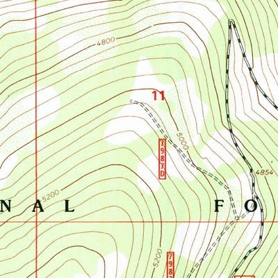 United States Geological Survey Beartrap Mountain, MT (1997, 24000-Scale) digital map