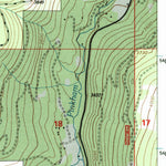 United States Geological Survey Beartrap Mountain, MT (1997, 24000-Scale) digital map