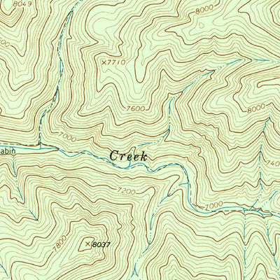 United States Geological Survey Bearwallow Mountain, NM (1963, 24000-Scale) digital map