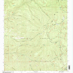 United States Geological Survey Bearwallow Mountain, NM (1999, 24000-Scale) digital map