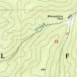 United States Geological Survey Bearwallow Mountain, NM (1999, 24000-Scale) digital map