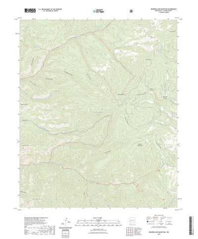 United States Geological Survey Bearwallow Mountain, NM (2023, 24000-Scale) digital map