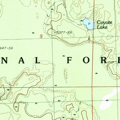 United States Geological Survey Beaton, MI (1982, 25000-Scale) digital map