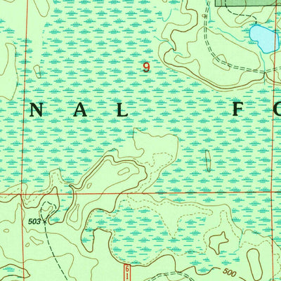 United States Geological Survey Beaton, MI (1999, 24000-Scale) digital map