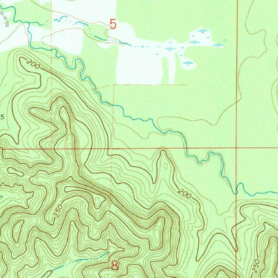 United States Geological Survey Beatrice, AL (1971, 24000-Scale) digital map