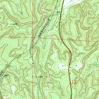 United States Geological Survey Beatrice, AL (1971, 24000-Scale) digital map