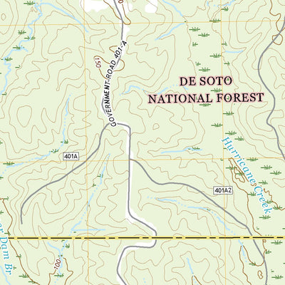 United States Geological Survey Beatrice, MS (2021, 24000-Scale) digital map