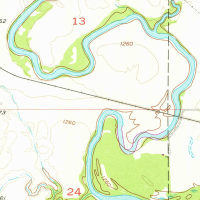 United States Geological Survey Beatrice West, NE (1957, 24000-Scale) digital map
