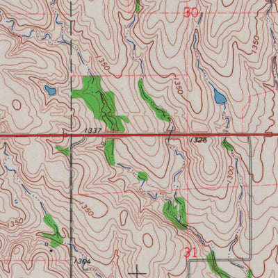 United States Geological Survey Beattie, KS (1966, 24000-Scale) digital map