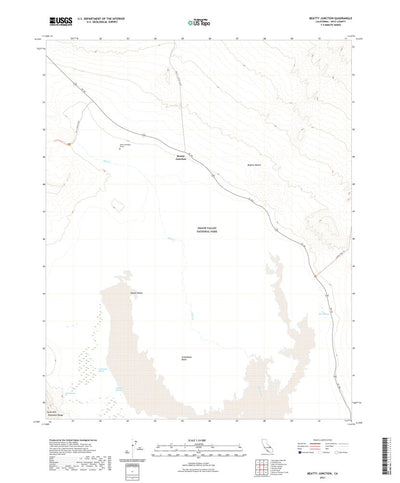 United States Geological Survey Beatty Junction, CA (2021, 24000-Scale) digital map