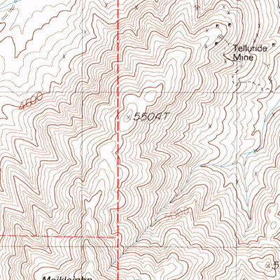 United States Geological Survey Beatty Mountain, NV (1987, 24000-Scale) digital map