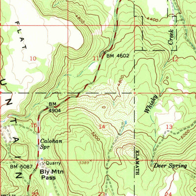 United States Geological Survey Beatty, OR (1960, 62500-Scale) digital map