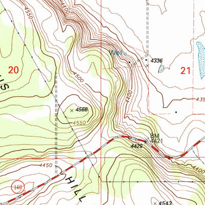 United States Geological Survey Beatty, OR (1998, 24000-Scale) digital map
