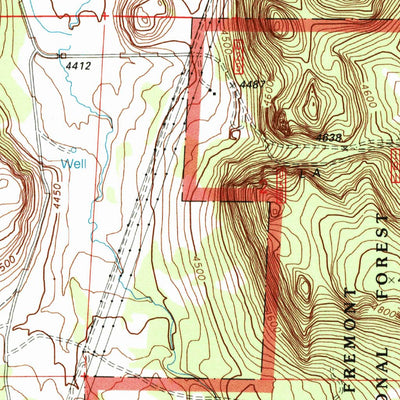 United States Geological Survey Beatty, OR (1998, 24000-Scale) digital map
