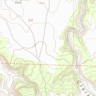 United States Geological Survey Beaty Canyon, CO (1972, 24000-Scale) digital map