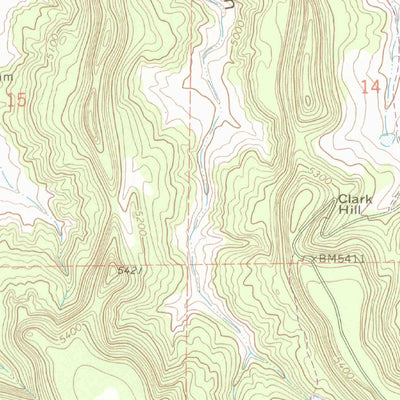 United States Geological Survey Beaty Canyon, CO (1972, 24000-Scale) digital map