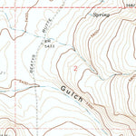 United States Geological Survey Beatys Butte NW, OR (1971, 24000-Scale) digital map
