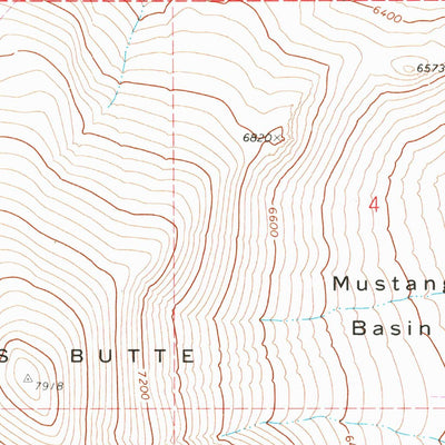 United States Geological Survey Beatys Butte, OR (1971, 24000-Scale) digital map