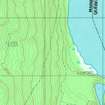 United States Geological Survey Beau Lake, ME (1987, 24000-Scale) digital map