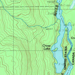 United States Geological Survey Beau Lake, ME (1987, 24000-Scale) digital map
