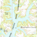 United States Geological Survey Beaucoup, IL (1974, 24000-Scale) digital map