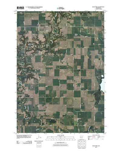 United States Geological Survey Beauford, MN (2010, 24000-Scale) digital map