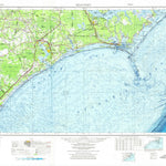 United States Geological Survey Beaufort, NC (1972, 250000-Scale) digital map