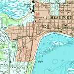 United States Geological Survey Beaufort, SC (1958, 24000-Scale) digital map