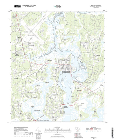 United States Geological Survey Beaufort, SC (2020, 24000-Scale) digital map